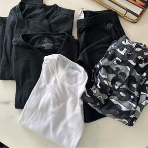 Hot Chillys Youth large base Layer Pants and top bundle Black Ski 5 units